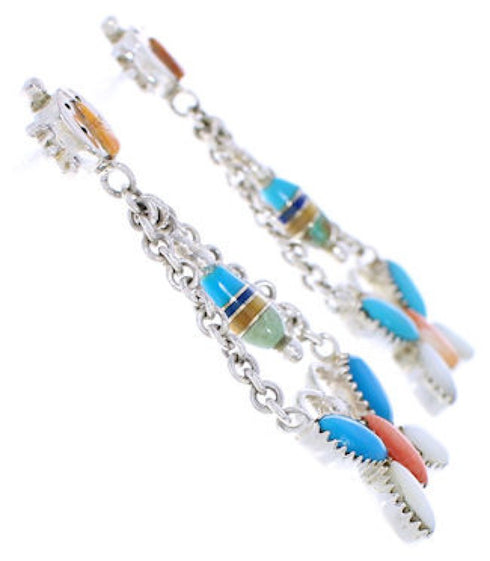 Butterfly Ladybug Multicolor Silver Jewelry Earrings MW76054